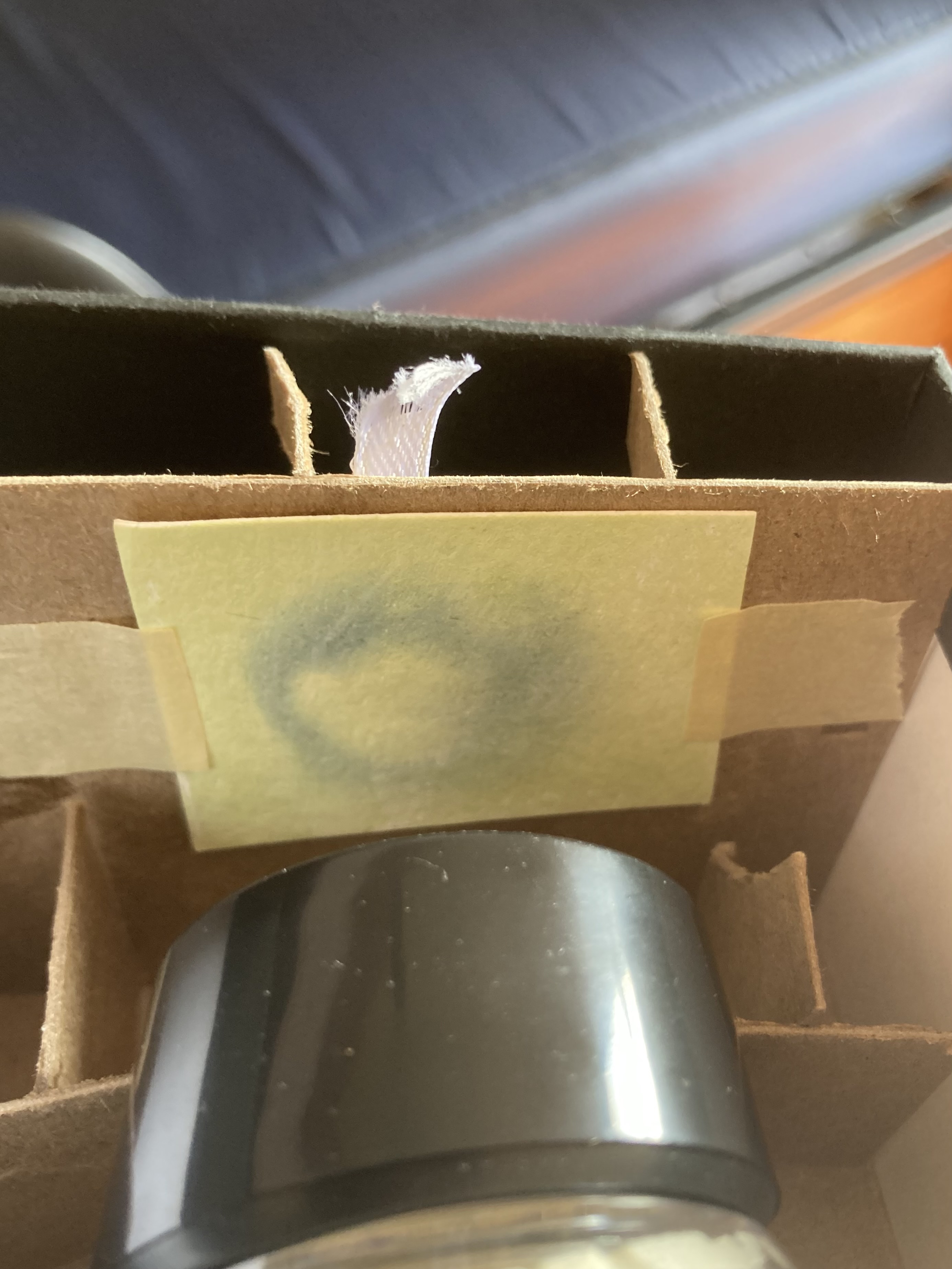 cyanotype camera cyanotype photo inverted amber