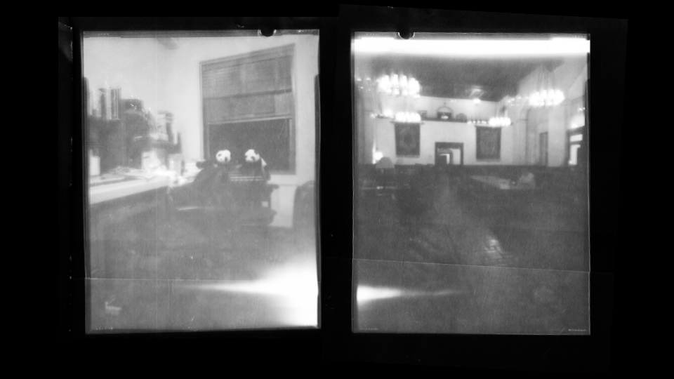pinhole photographs long exposure indoors