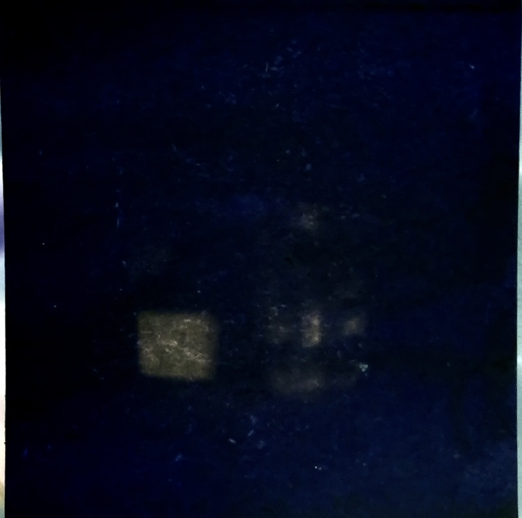 cyanotype camera cyanotype photo inverted amber